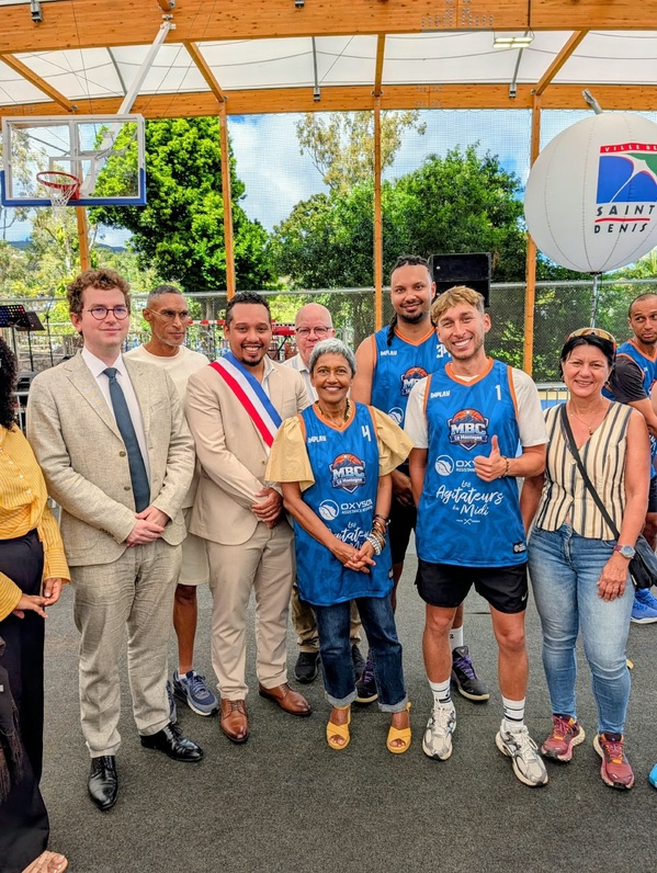 Élus MBC et la maire de Saint-Denis, Erika Bareigts