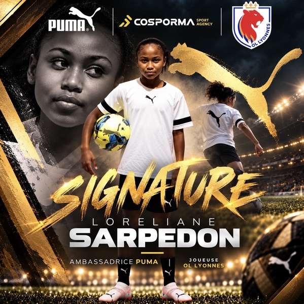 Une première pour le football féminin réunionnais : Loreliane Sarpedon devient ambassadrice Puma et rejoindra l’OL Lyonnes Une première pour le football féminin réunionnais : Loreliane Sarpedon devient ambassadrice Puma et rejoindra l’OL Lyonnes