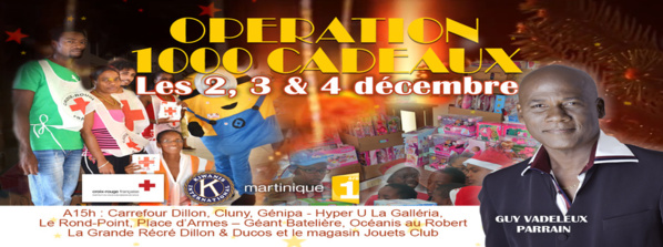 Nouvelle édition de l'opération "1000 Cadeaux" sur Martinique 1ère