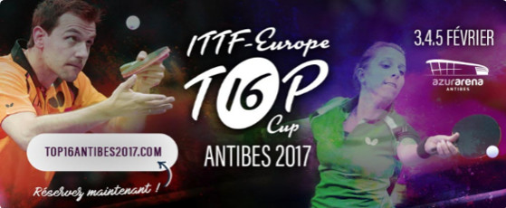 Tennis de table: La chaîne l'Équipe, diffuseur de l'ITTF-Europe TOP 16 Cup