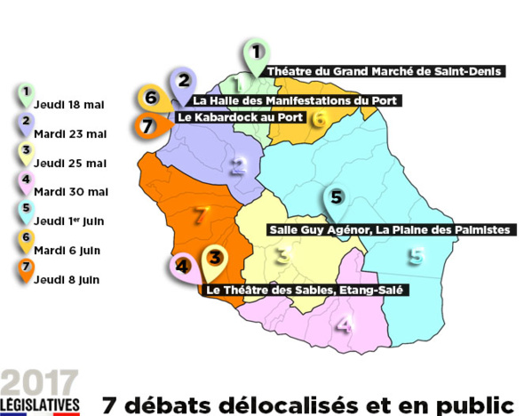 Législatives 2017: Réunion 1ère présente son dispositif