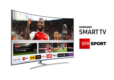 SFR Sport 4K et les autres chaînes sports de SFR en live sur les Smart TV Samsung