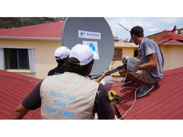 Ouragan Irma: Eutelsat apporte son soutien à Télécoms Sans Frontières (TSF)