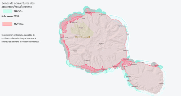Vodafone lance la 4.5G en Polynésie Vodafone lance la 4.5G en Polynésie
