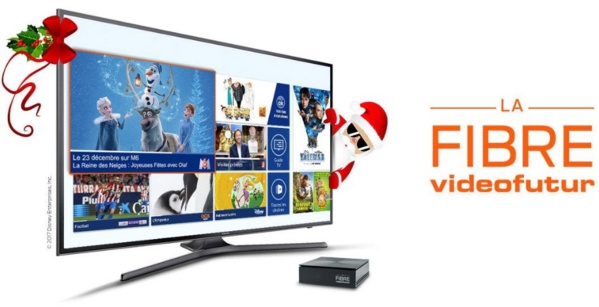 Vente Flash spéciale "Fêtes" avec la Fibre Vidéofutur: 3 mois offerts + frais de raccordement et d'activation offerts Vente Flash spéciale "Fêtes" avec la Fibre Vidéofutur: 3 mois offerts + frais de raccordement et d'activation offerts