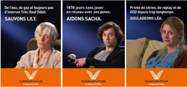 “Sauvons Lily, Léa et Sacha” VIDEOFUTUR prend fait et cause pour les oubliés de l’internet Très Haut Débit “Sauvons Lily, Léa et Sacha” VIDEOFUTUR prend fait et cause pour les oubliés de l’internet Très Haut Débit