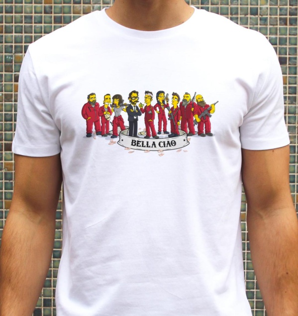 Quand les personnages de La Casa de Papel se transforment en Simpson Quand les personnages de La Casa de Papel se transforment en Simpson