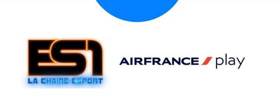 ES1, la chaîne eSport, arrive sur Air France Play, l'application de divertissement d'Air France