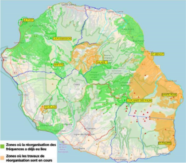 TNT: 85% de la population a de nouveau accès aux chaînes à la Réunion TNT: 85% de la population a de nouveau accès aux chaînes à la Réunion