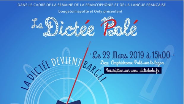 5ème édition de "Dictée Bolé" organisée par Bouge toi Mayotte et Only en direct de la barge et sur Mayotte la 1ère Radio. 5ème édition de "Dictée Bolé" organisée par Bouge toi Mayotte et Only en direct de la barge et sur Mayotte la 1ère Radio.