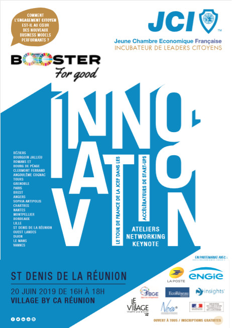 Booster for Good, le tour de France de l’entrepreneuriat à impact positif fait étape à La Réunion le jeudi 20 juin 