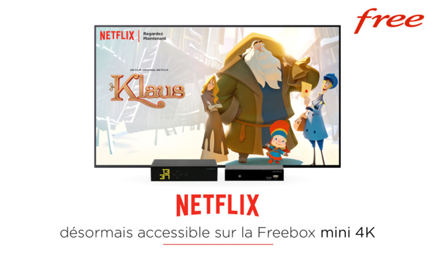 Netflix désormais accessible sur la Freebox mini 4K 