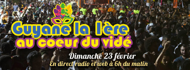 Carnaval 2020: Guyane La 1ère au coeur du vidé ce dimanche en direct radio et web Carnaval 2020: Guyane La 1ère au coeur du vidé ce dimanche en direct radio et web