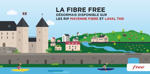 La Fibre Free désormais disponible sur les RIP Mayenne Fibre et Laval THD La Fibre Free désormais disponible sur les RIP Mayenne Fibre et Laval THD
