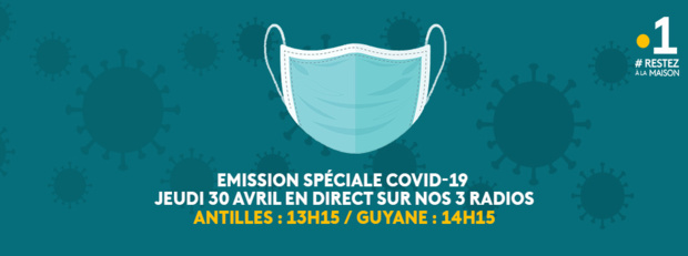 Antilles-Guyane / Emission spéciale COVID-19: Les nouvelles pratiques en perspectives en direct ce jeudi en Radio-filmée et Facebook live de la 1ère Antilles-Guyane / Emission spéciale COVID-19: Les nouvelles pratiques en perspectives en direct ce jeudi en Radio-filmée et Facebook live de la 1ère