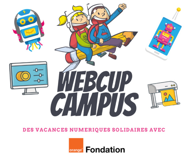 L'association Webcup en partenariat avec la Fondation Orange lance les premières vacances numériques solidaires