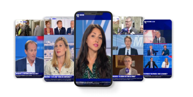 BFMTV désormais à la verticale sur smartphone BFMTV désormais à la verticale sur smartphone
