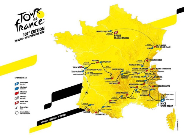 Cyclisme: Le tour de France du 29 août au 20 septembre sur les antennes de France Télévisions Cyclisme: Le tour de France du 29 août au 20 septembre sur les antennes de France Télévisions