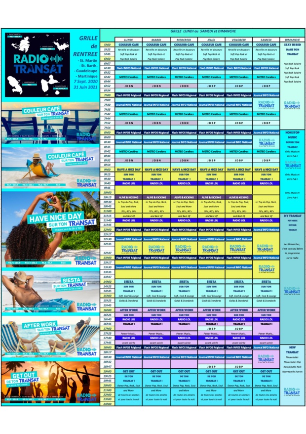 Rentrée de Radio Transat: De nouveaux rendez-vous toujours dans la « PositiveAttitude » Rentrée de Radio Transat: De nouveaux rendez-vous toujours dans la « PositiveAttitude »