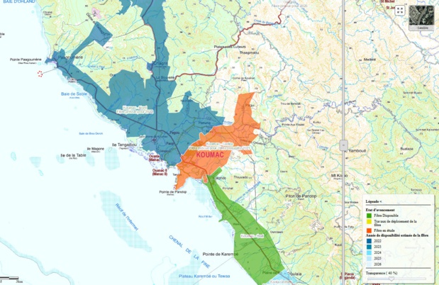 L’OPT-NC célèbre ses premiers clients raccordés à la fibre optique sur la commune de KOUMAC L’OPT-NC célèbre ses premiers clients raccordés à la fibre optique sur la commune de KOUMAC