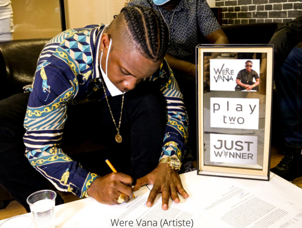 Were Vana (Artiste) et Alain Zelateur (Gérant du label Just Winner) Were Vana (Artiste) et Alain Zelateur (Gérant du label Just Winner)