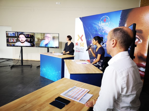 Plateau web TV NxSE - Conférence en live - Crédit Photo Stéphane Tariffe Plateau web TV NxSE - Conférence en live - Crédit Photo Stéphane Tariffe