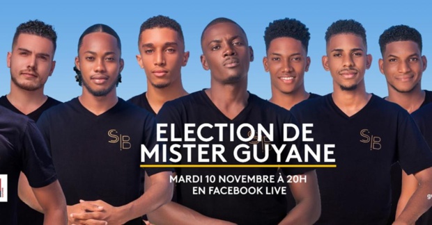 Election de Mister Guyane le 10 novembre sur Guyane la 1ère