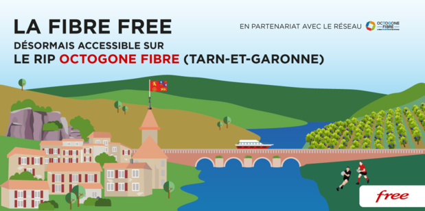 L’offre Fibre Free devient accessible pour les habitants du Tarn et Garonne desservis par le Réseau d’Initiative Publique Octogone Fibre L’offre Fibre Free devient accessible pour les habitants du Tarn et Garonne desservis par le Réseau d’Initiative Publique Octogone Fibre