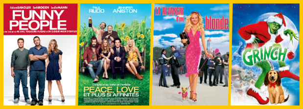 Le Grinch, La revanche d'une blonde, Funny People...: Programmation spéciale Noël dés le 22 décembre sur Comedy Central Le Grinch, La revanche d'une blonde, Funny People...: Programmation spéciale Noël dés le 22 décembre sur Comedy Central
