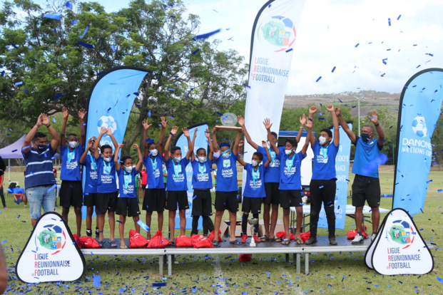 Les jeunes joueurs de l’AS Ste Suzanne remportent la finale de la Danone Nation Cup Réunion 2020