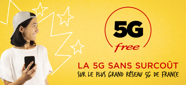 Free lance la 5G sans surcoût Free lance la 5G sans surcoût