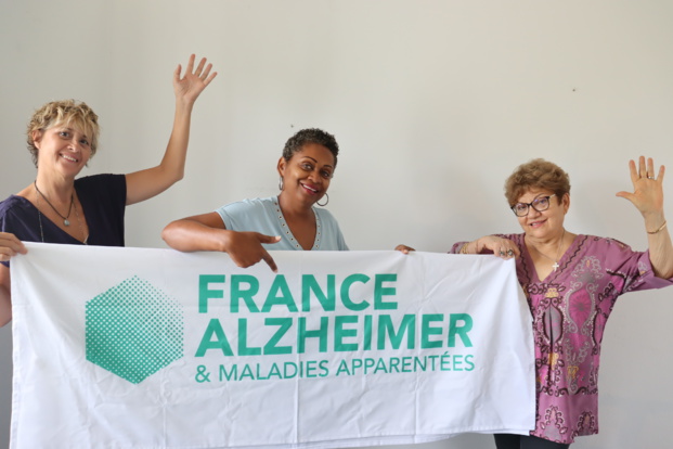 L'équipe de France Alzheimer - Sylvie Agnez, Odile Payet et Gabrielle Fontaine L'équipe de France Alzheimer - Sylvie Agnez, Odile Payet et Gabrielle Fontaine