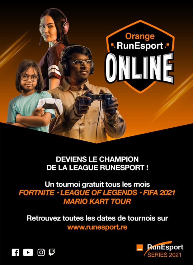 Orange lance les RunEsport Séries 2021, les tournois Esport à La Réunion Orange lance les RunEsport Séries 2021, les tournois Esport à La Réunion