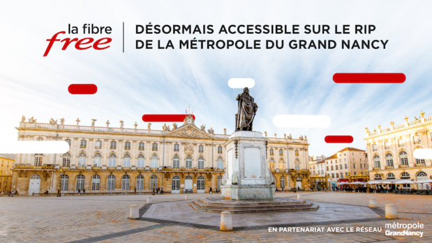 La Fibre Free désormais accessible sur le RIP de la Métropole du Grand Nancy La Fibre Free désormais accessible sur le RIP de la Métropole du Grand Nancy