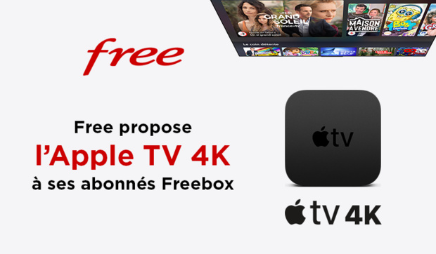 Free propose l’Apple TV 4K à ses abonnés Freebox Free propose l’Apple TV 4K à ses abonnés Freebox