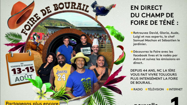 44e Foire de Bourail: Les trois antennes de Nouvelle-Calédonie La 1ère en direct du champ de foire de Téné 44e Foire de Bourail: Les trois antennes de Nouvelle-Calédonie La 1ère en direct du champ de foire de Téné