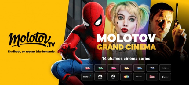 Molotov lance "Molotov grand cinéma", l'offre premium Cinéma & Séries Molotov lance "Molotov grand cinéma", l'offre premium Cinéma & Séries
