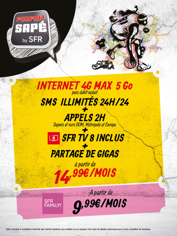 Antilles-Guyane : SFR Caraïbe fait évoluer ses offres et services mobiles : SFR TV8 et SFR Family ! Antilles-Guyane : SFR Caraïbe fait évoluer ses offres et services mobiles : SFR TV8 et SFR Family !