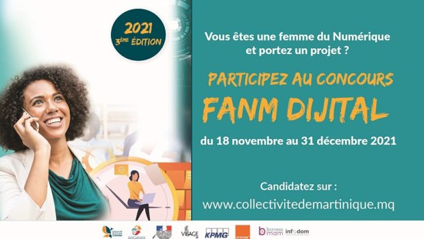 Martinique : Lancement de la troisième édition du concours FANM DIGITAL
