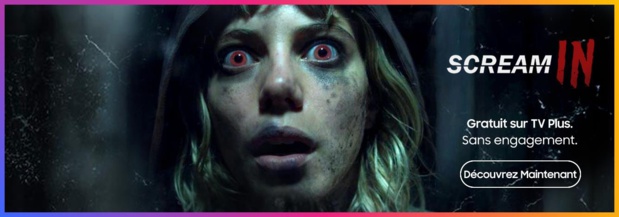 Lancement aujourd'hui de Scream'IN, la chaine FAST sur Samsung TV+ Lancement aujourd'hui de Scream'IN, la chaine FAST sur Samsung TV+
