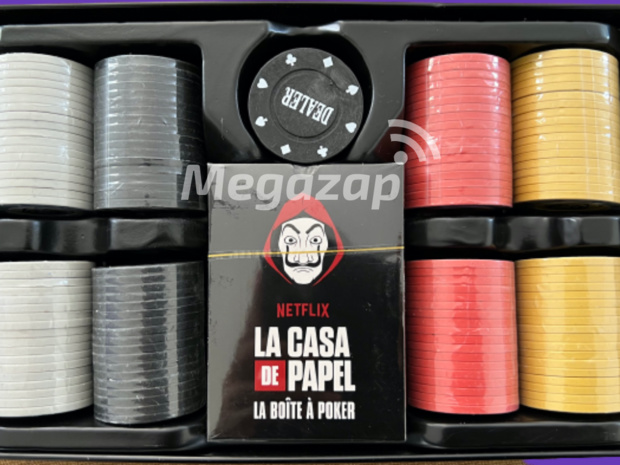 "La Casa de Papel" : Une boîte à Poker à l'effigie de la série à succès de Netflix disponible chez Larousse