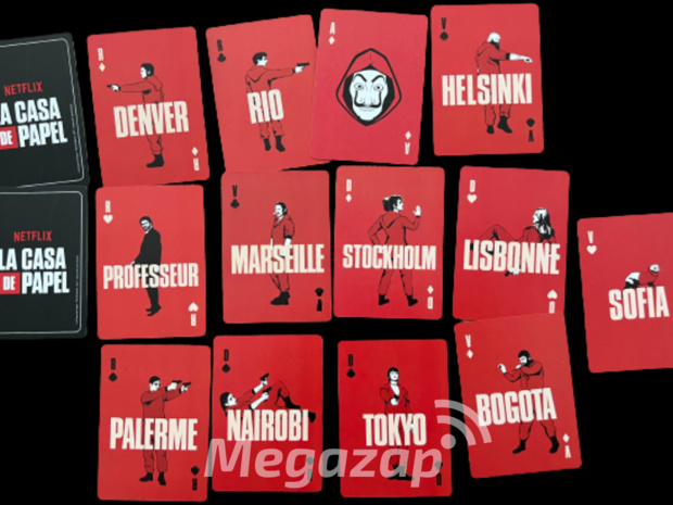 "La Casa de Papel" : Une boîte à Poker à l'effigie de la série à succès de Netflix disponible chez Larousse "La Casa de Papel" : Une boîte à Poker à l'effigie de la série à succès de Netflix disponible chez Larousse