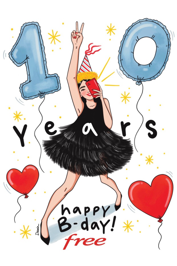 Free célèbre 10 ans de révolution mobile et booste de nouveau le Forfait mobile en data à 210Go Free célèbre 10 ans de révolution mobile et booste de nouveau le Forfait mobile en data à 210Go