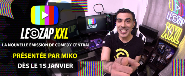 LE CC ZAP XXL, la nouvelle émission de COMEDY CENTRAL avec Miko, dès le 15 janvier LE CC ZAP XXL, la nouvelle émission de COMEDY CENTRAL avec Miko, dès le 15 janvier