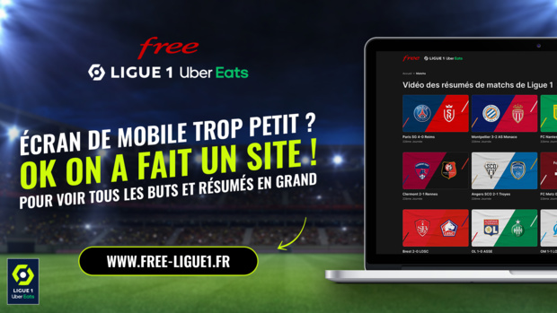Lancement du site www.free-ligue1.fr avec tous les buts et les résumés du championnat de France de football Lancement du site www.free-ligue1.fr avec tous les buts et les résumés du championnat de France de football