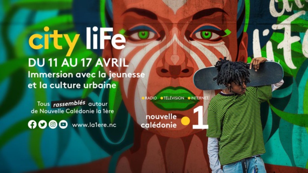 Nouvelle-Calédonie La 1ère organise, du 11 au 17 avril, City Life, une semaine spéciale consacrée à la jeunesse et aux cultures urbaines Nouvelle-Calédonie La 1ère organise, du 11 au 17 avril, City Life, une semaine spéciale consacrée à la jeunesse et aux cultures urbaines