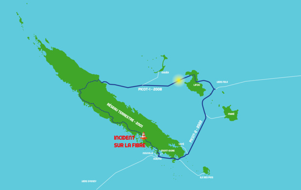Inauguration du 7ème atterrage du second câble sous-marin à Lifou Inauguration du 7ème atterrage du second câble sous-marin à Lifou