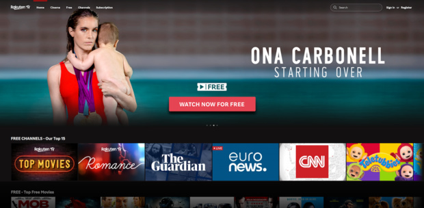 Les chaînes linéaires FAST de Rakuten TV disponibles sur le web et les mobiles Les chaînes linéaires FAST de Rakuten TV disponibles sur le web et les mobiles