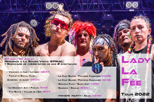 Lady La Fée à la Cité des Arts avant de partir en tournée Lady La Fée à la Cité des Arts avant de partir en tournée