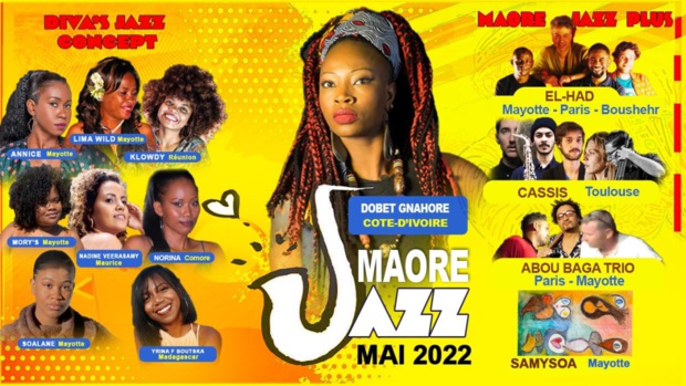 Le Maoré Jazz 2022 en direct et en exclusivité le 18 mai sur Mayotte La 1ère Le Maoré Jazz 2022 en direct et en exclusivité le 18 mai sur Mayotte La 1ère